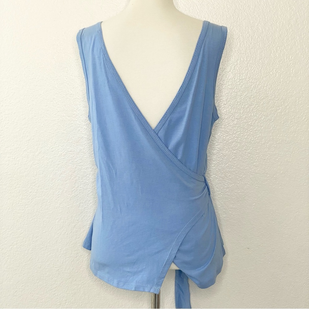 ANTHROPOLGIE BLUE BLOUSE - Picture 2 of 3